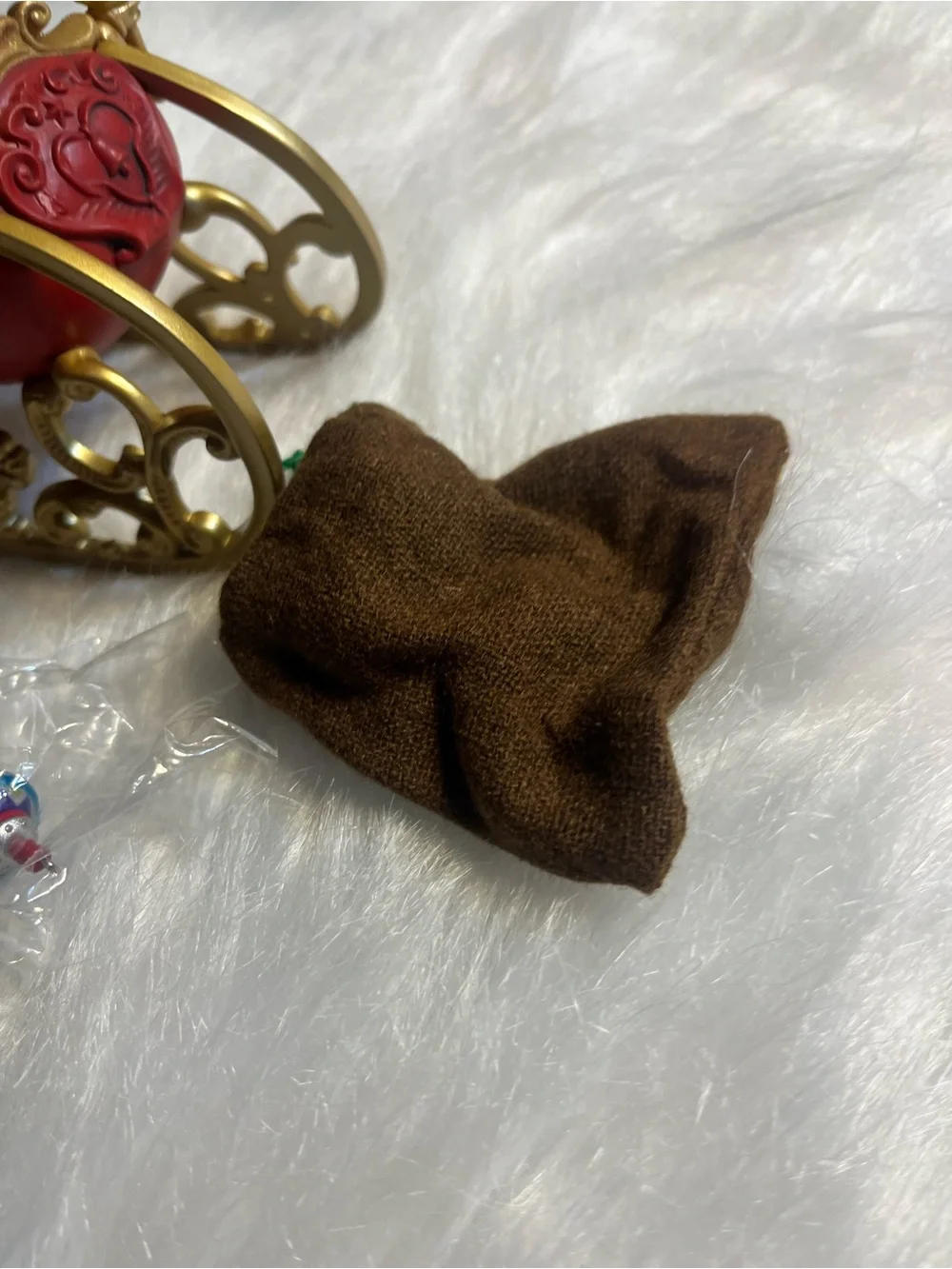 Hallmark Gold and Red Decorative Sleigh Ornament